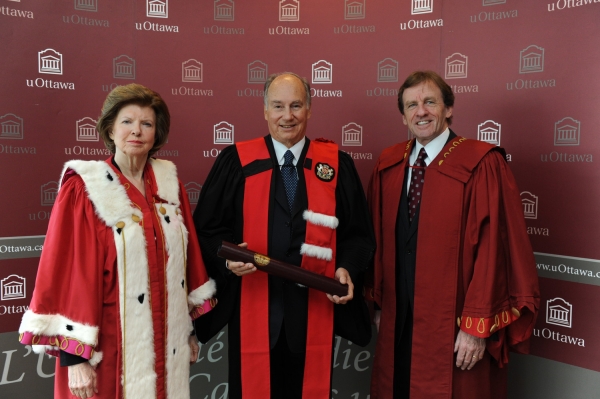 Hazar Imam awarded LL.D. (honoris causa) University of Ottawa, Canada (2012)
